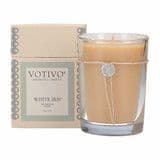 VOTIVO AROMATIC BOXED JAR CANDLE - White Iris