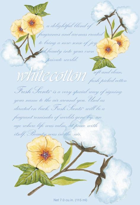 WHITE COTTON - WILLOWBROOK SCENTED SACHET