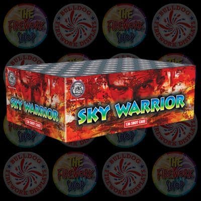 4123 - Sky Warrior 136 Shot Cake