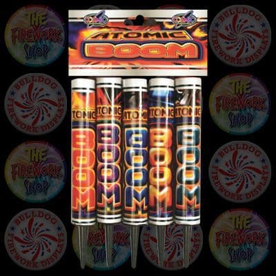 Atomic Boom Roman Candles 5 Pack P/N - 20404
