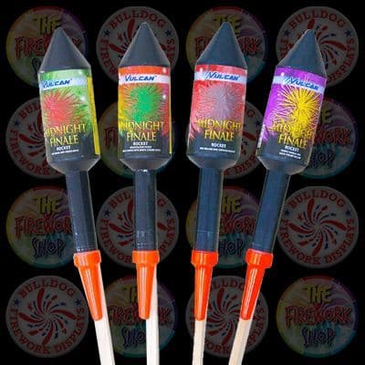 Midnight Final Rockets 4 Pack