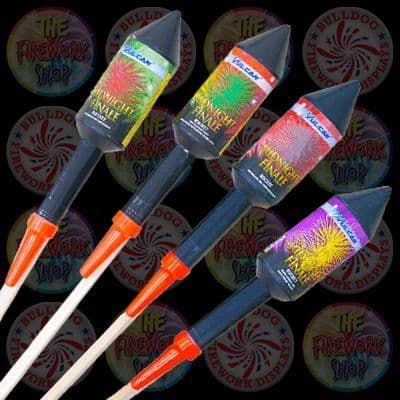 Midnight Final Rockets 4 Pack