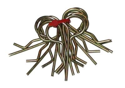 10pc 2mm R Retaining Clips Pins