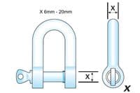12mm D Shackle