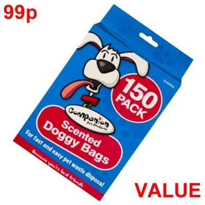 150 Pack Scented Dog Pet Waste Bags