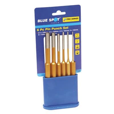 Blue Spot 6pce Pin Punch Set