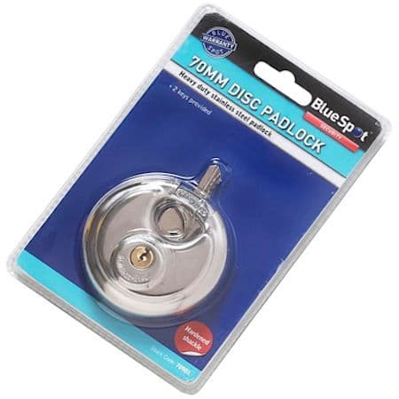 Blue Spot 70mm Disc Padlock | 70901
