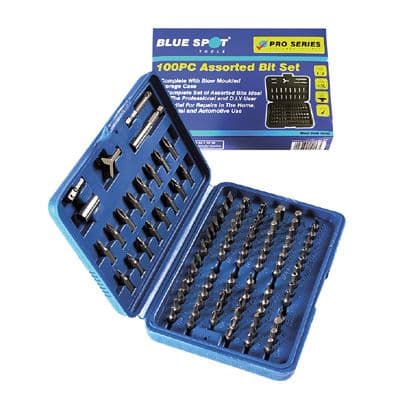 Blue Spot Tools 100pc Security CRV Power Bit Set