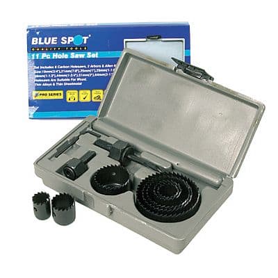 Blue Spot Tools 11pc Hole Saw Set