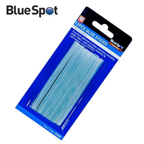 Blue Spot Tools 12pc 7.5mm Glue Gun Sticks Hot Melt Glue Tools