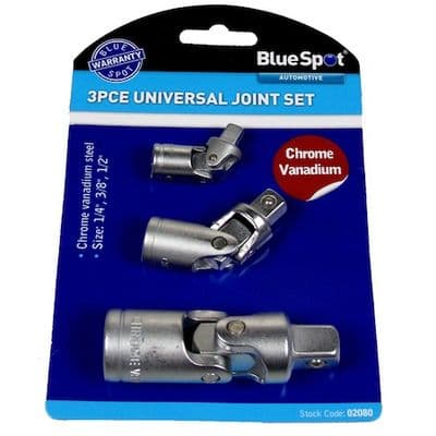 Blue Spot Tools 3pc Universal Joint Set