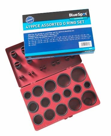 Blue Spot 419pce Assorted O-Ring Set | Tools & Leisure