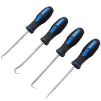 Blue Spot Tools 4pc Hook & Pick Set - Picks, Hooks | Tools & Leisure