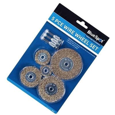 Blue Spot Tools 5pc Wire Wheel Set