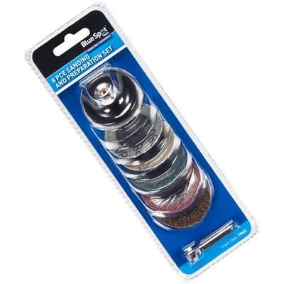 Blue Spot Tools 8pc Sanding and Preparation Set