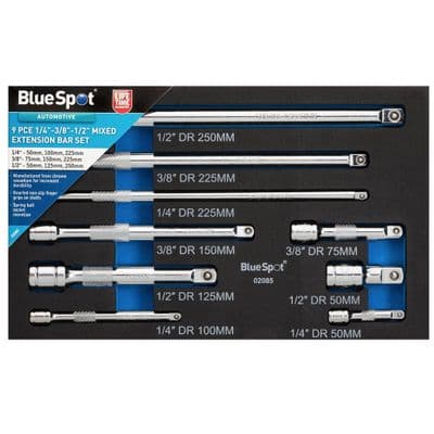 Blue Spot Tools 9pc 1/4