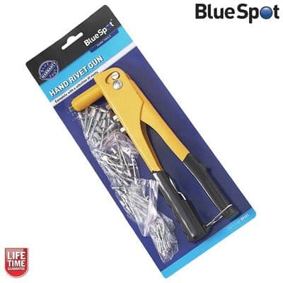Blue Spot Tools Hand Rivet Gun with 60 Rivets