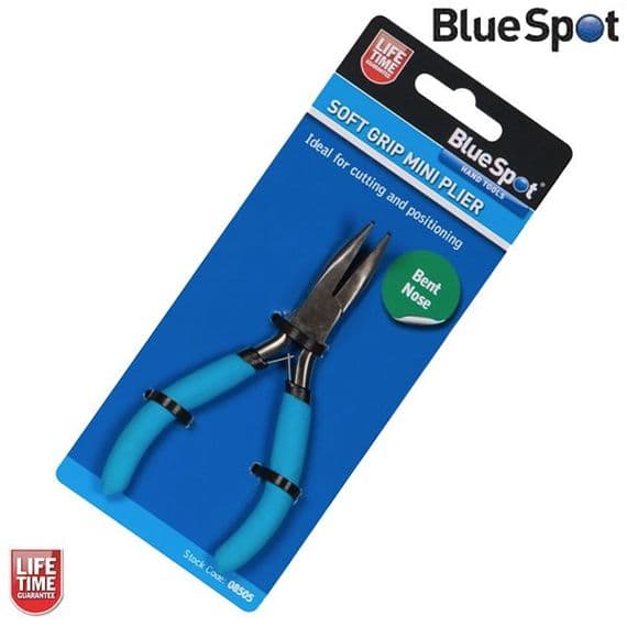 Blue Spot Tools Mini Bent Nose Pliers - Bent Nosed | Tools & Leisure