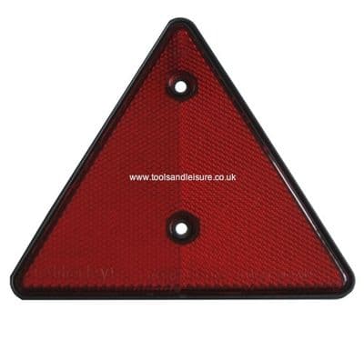 Red Reflective Trailer Triangle - Triangular Reflector