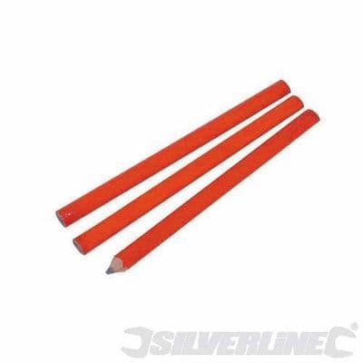 Silverline 3pk Carpenters Pencils