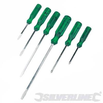 Silverline 6pc Hammer Through Screwdriver Set