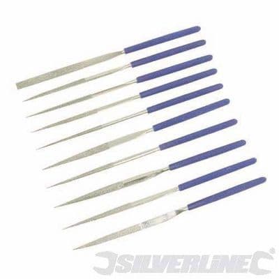 Silverline Diamond Needle Files 10pc