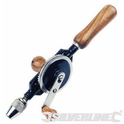 Silverline Tools Double Pinion Hand Drill