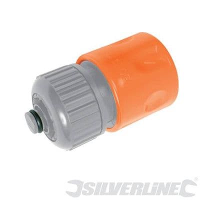 Silverline Waterstop Hose Connector 1/2''