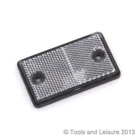 Small Self Adhesive CLEAR Front Reflector - White Reflector | Tools ...
