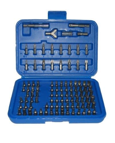 Toolzone 100pc Security CRV Power Bit Set - Security Bits | Tools & Leisure