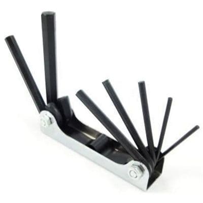 Toolzone 7pc Metric Folding Hex / Allen Keys