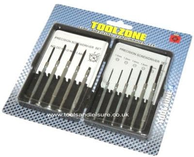 Toolzone Tools 11pc Precision Screwdriver Set