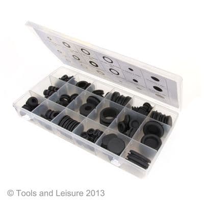 Toolzone Tools 125pc Rubber Grommet Set