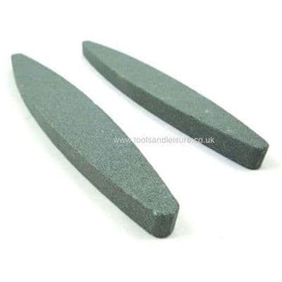 Toolzone Tools 2pc Boat Shaped Sharpening Stone
