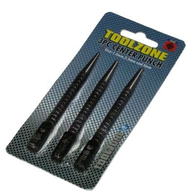 Toolzone Tools 3pc Centre Punch Set