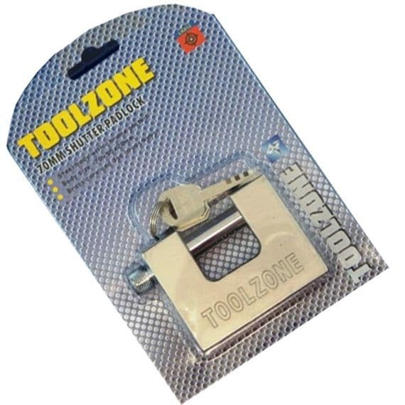 Toolzone Tools 70mm Heavy Duty Shutter Lock | Security Lock | Tools & Leisure