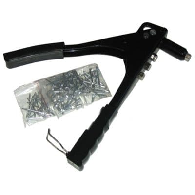 Toolzone Tools Hand Rivet Gun with 75 Rivets