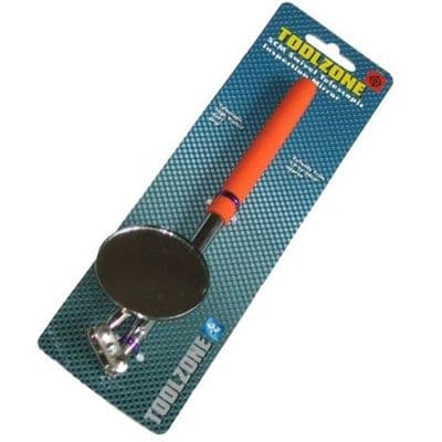 Toolzone Tools Telescopic Inspection Mirror - Round