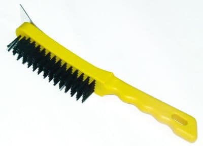 Toolzone Wire Brush with Scraper