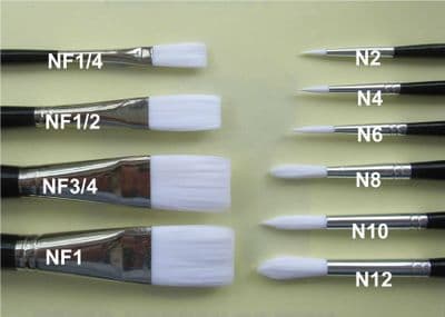 <u>Fine Nylon Brushes</u>