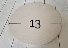 oven stone, circular kiln shelf, batt