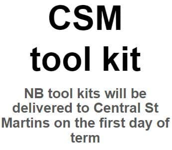 Central St Martins Tool Kit