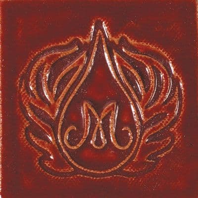 Cinnabar 1U.S.Pint Brush on Stoneware glaze