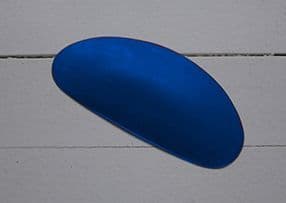 Medium Blue Rubber Kidney