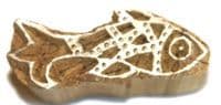 PB07 wooden stamp fish