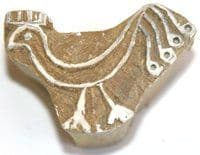 PB09 Nw Wooden stamp - Peacock