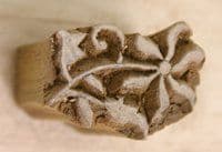 PB60  Wooden stamp - flower