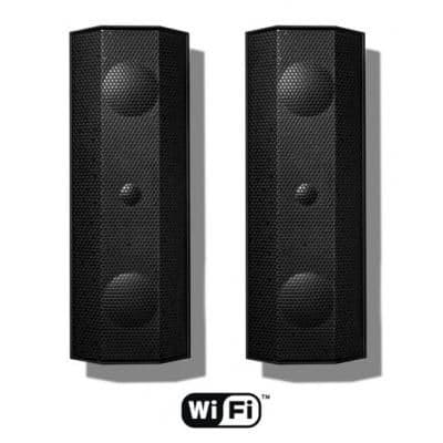 Lithe Audio iO1 Indoor & Outdoor Pair Active Passive Speaker - Black