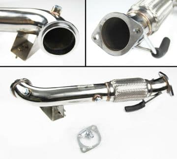 3" STAINLESS RACE EXHAUST DECAT DOWNPIPE FOR FORD FOCUS ST250 ST 250