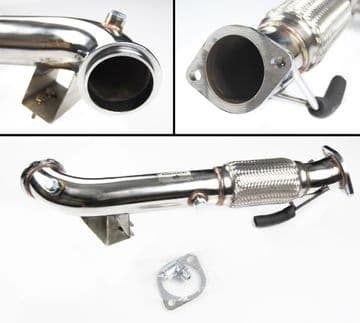 3" STAINLESS RACE EXHAUST DECAT DOWNPIPE FOR FORD FOCUS ST250 ST 250 ST2 ST3